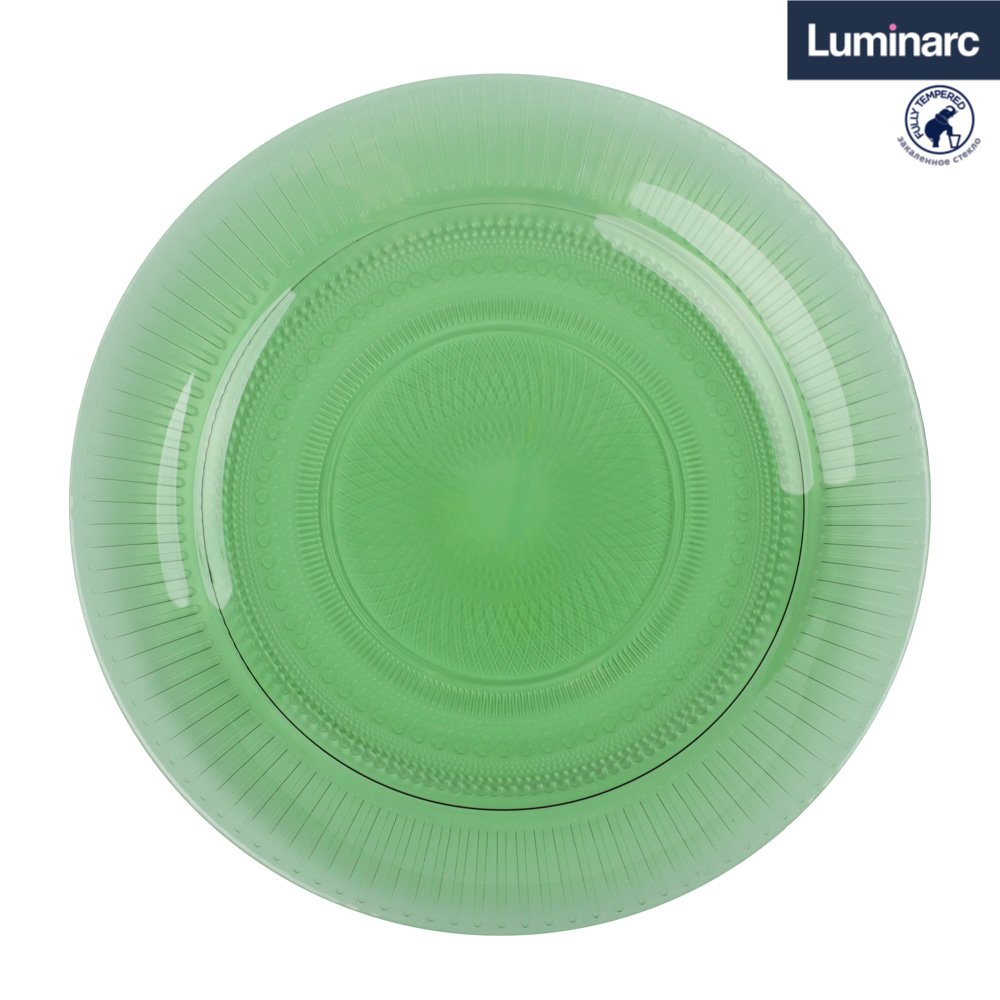десертная тарелка luminarc луиз шартрез 19см стекло закаленное