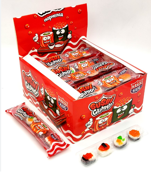 мармелад sushi gummy 12бл 30шт