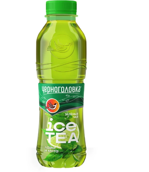 напиток черноголовка ice tea зеленый чай мята-лайм сокосодержащий, 0,5л