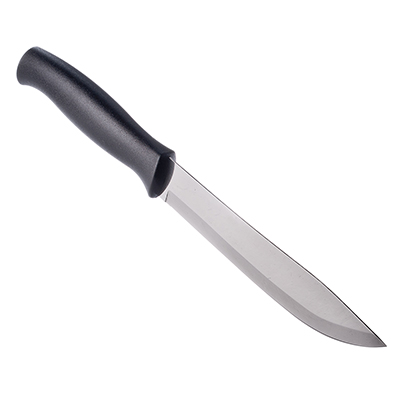 нож кухонный tramontina athus 15см, черная ручка