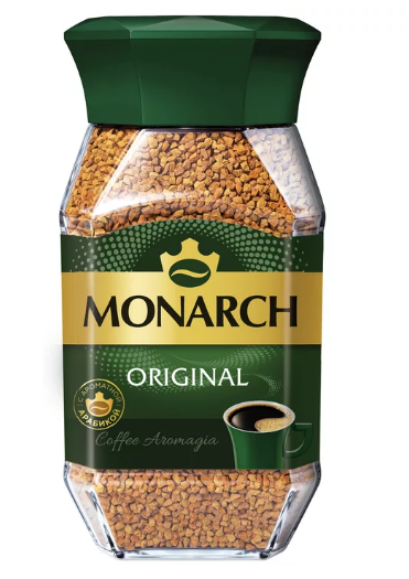 кофе натуральный растворимый сублимированный monarch original