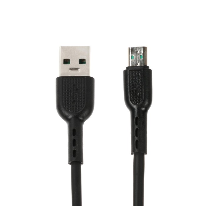 кабель hoco x33, microusb - usb, 4а, 1м, pvc оплетка, черный