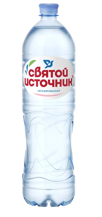питьевая вода "святой источник" негаз 1,5 литра 1/6