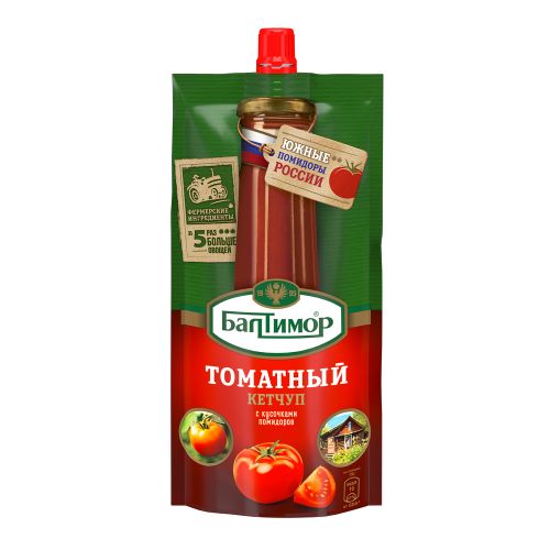 кетчуп балтимор томатный дой-пак 260г
