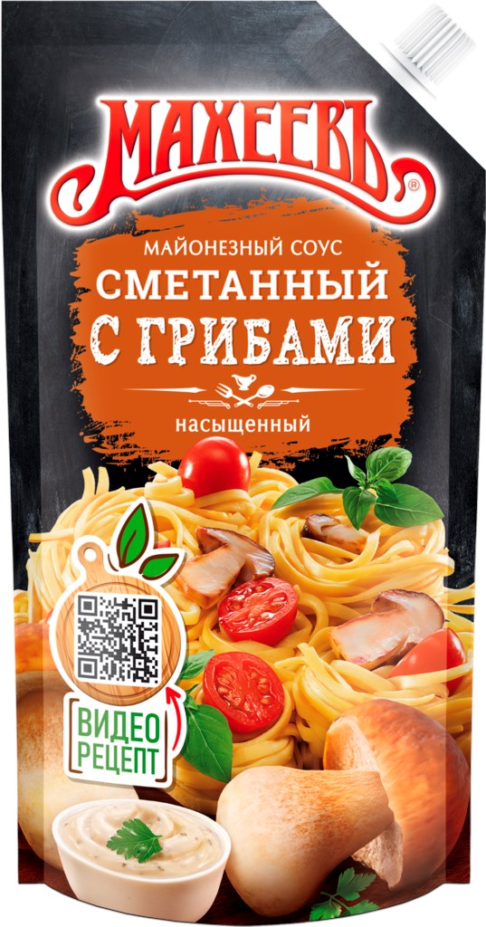 майонезный соус сметанный с грибами махеевъ дой-пак 200г