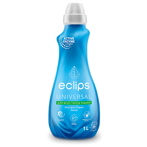 гель д/стирки eclips universal 1л