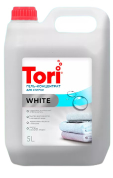 гель для стирки белья profline tori white 5л 100 стирок, гипоаллергенный жидкий порошок