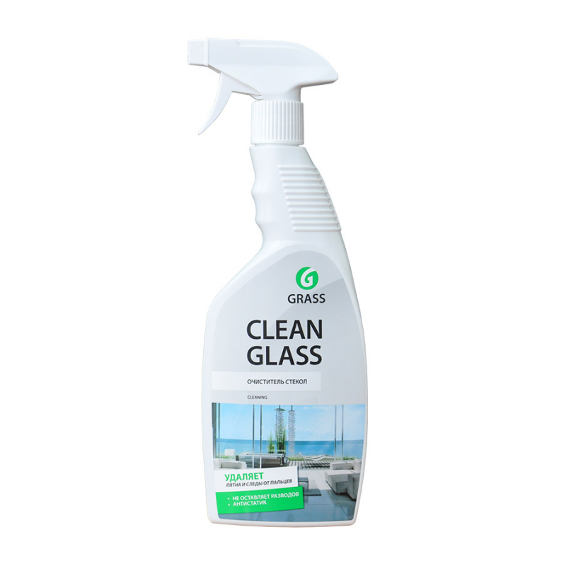 моющее ср-во для помещений  "clean glass" (флакон 600мл).