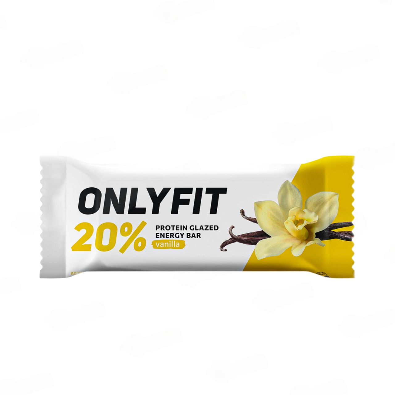 батончик протеиновый в глазури onlyfit ваниль 40г