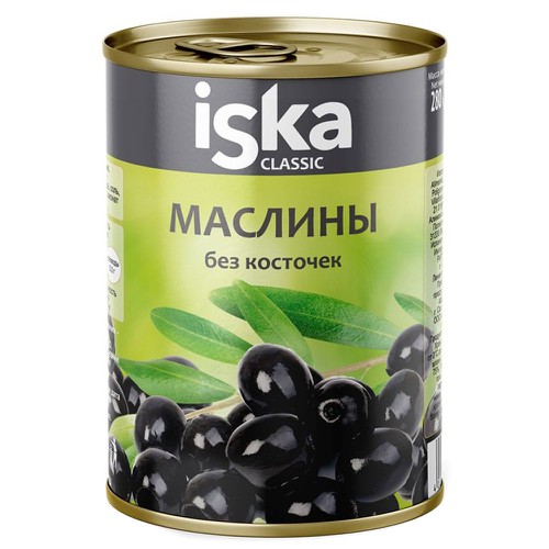 маслины черные иска 300мл