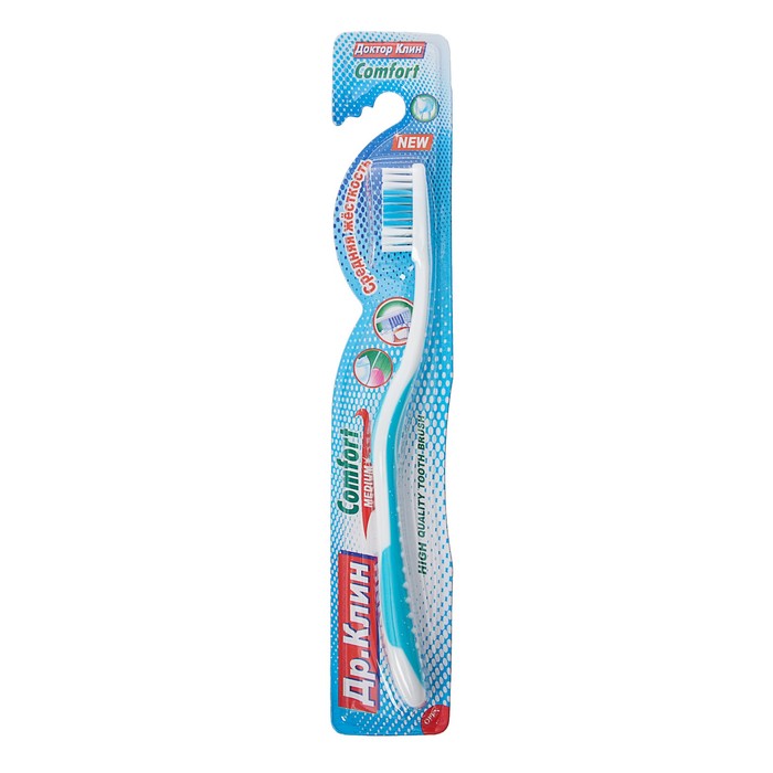 зубная щетка доктор клин комфорт (comfort) медиум, 1 шт