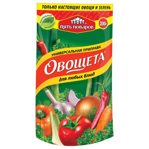 приправа универсальная овощета дой пак 75г/25шт