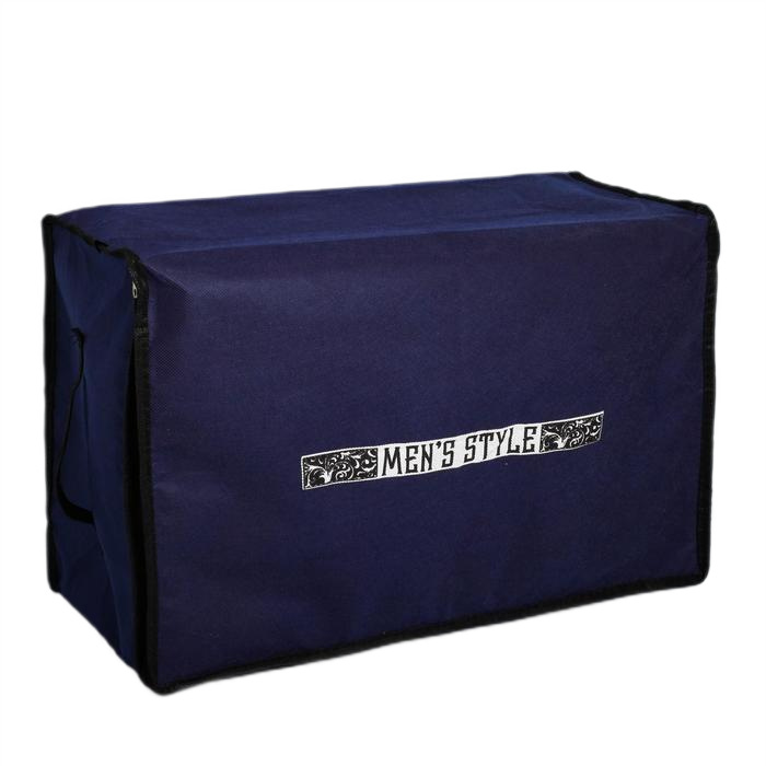 органайзер для хранения кофр для белья с pvc-окном men stle 30х45х20см