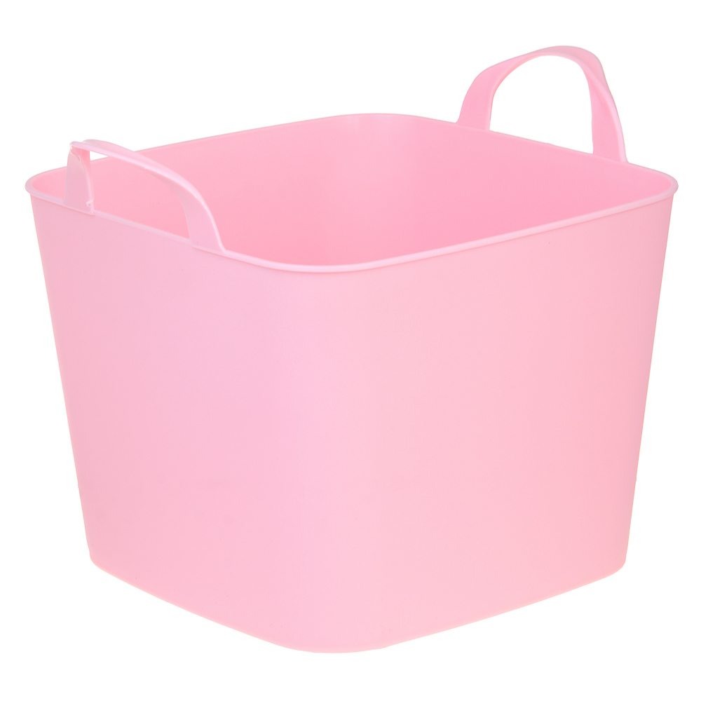 корзинка для хранения с ручками пластик vetta 17.1x14x13.5см