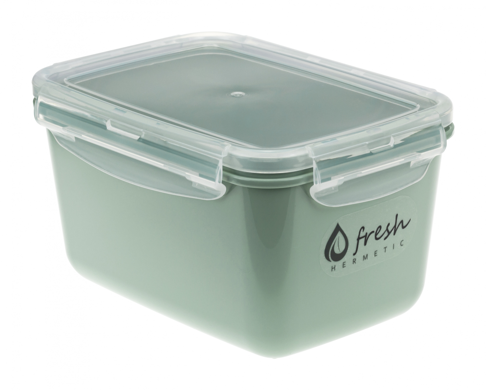 емкость для продуктов "фреш" 0,7л прямоуг. фисташковый (16) 