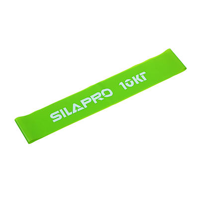 silapro фитнес-резинка, 30х5х0.05 см, нагрузка 10 кг, латекс