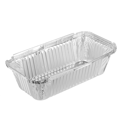 форма для запекания, алюминиевая фольга, 18,4х9,3х4,8см, дно 16,1х6,9см, 650 мл, l-край, r23l