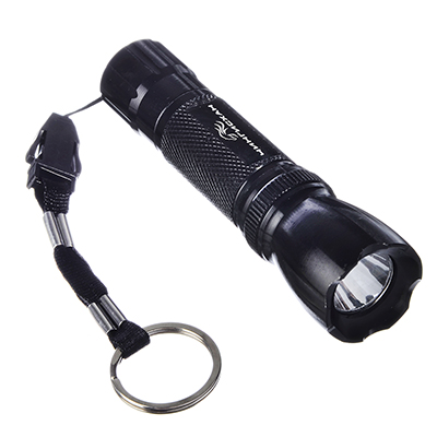 фонарик мини металлический чингисхан 0,5 вт led, 1xaa, алюминий, 9,5х3 см
