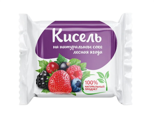 кисель сухой отличная кухня брикет лесные ягоды 180г