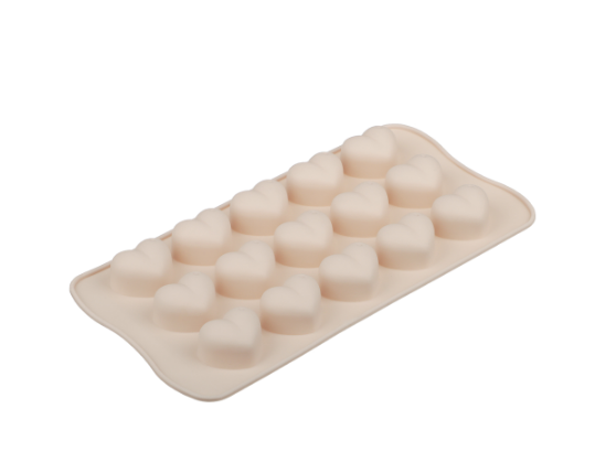 форма силиконовая  для шоколада и льда 15 ячеек, 21x10x1,6см vetta
