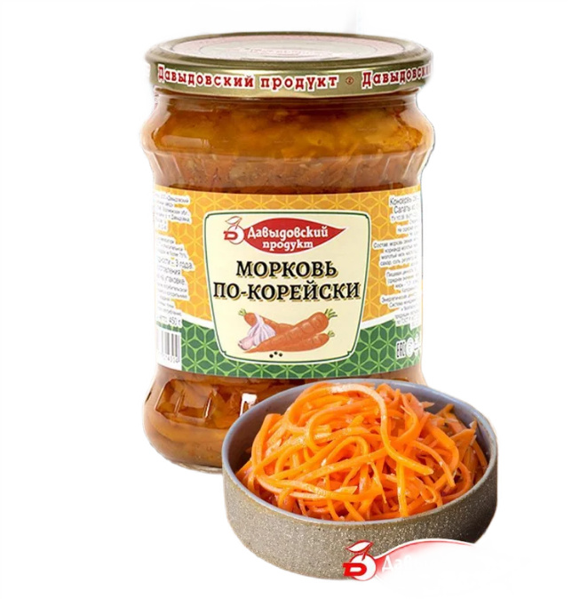 морковь по-корейски ст/б твист давыдовский продукт 450г