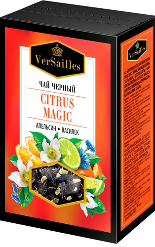 чай чёрный versailles citrus magic 80г