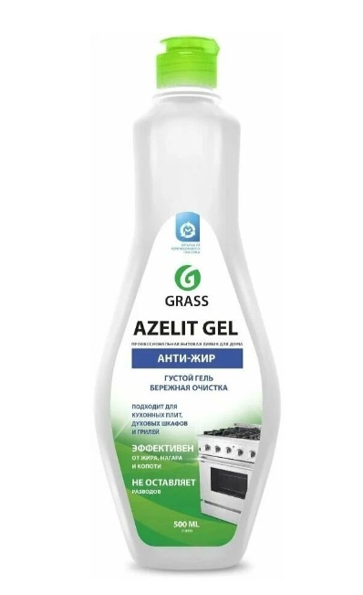 чистящее средство антижир д/стеклокерамики grass azelit gel 500мл