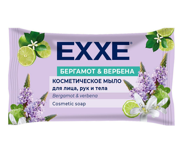 exxe мыло косметическое бергамот/вербена 75г