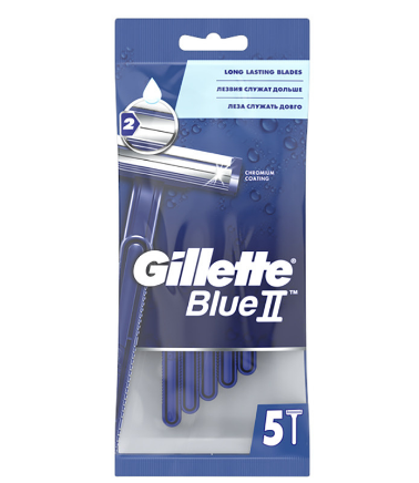 станок одноразовый gillette blue2 5шт
