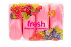 крем-мыло туалетное эфко fresh ягодная фантазия 4*75г