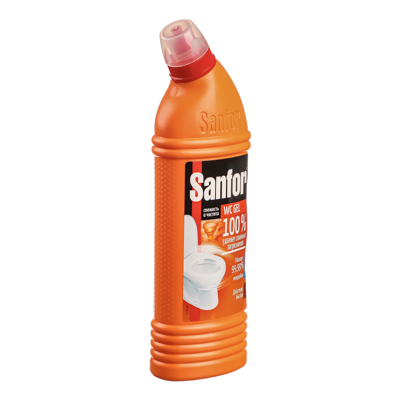 чистящее средство для унитаза sanfor wc gel super power, п/б, 750г
