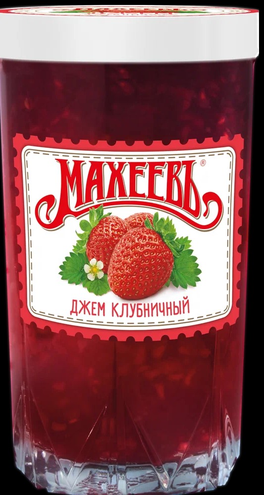 джем клубничный махеевъ стакан 400г