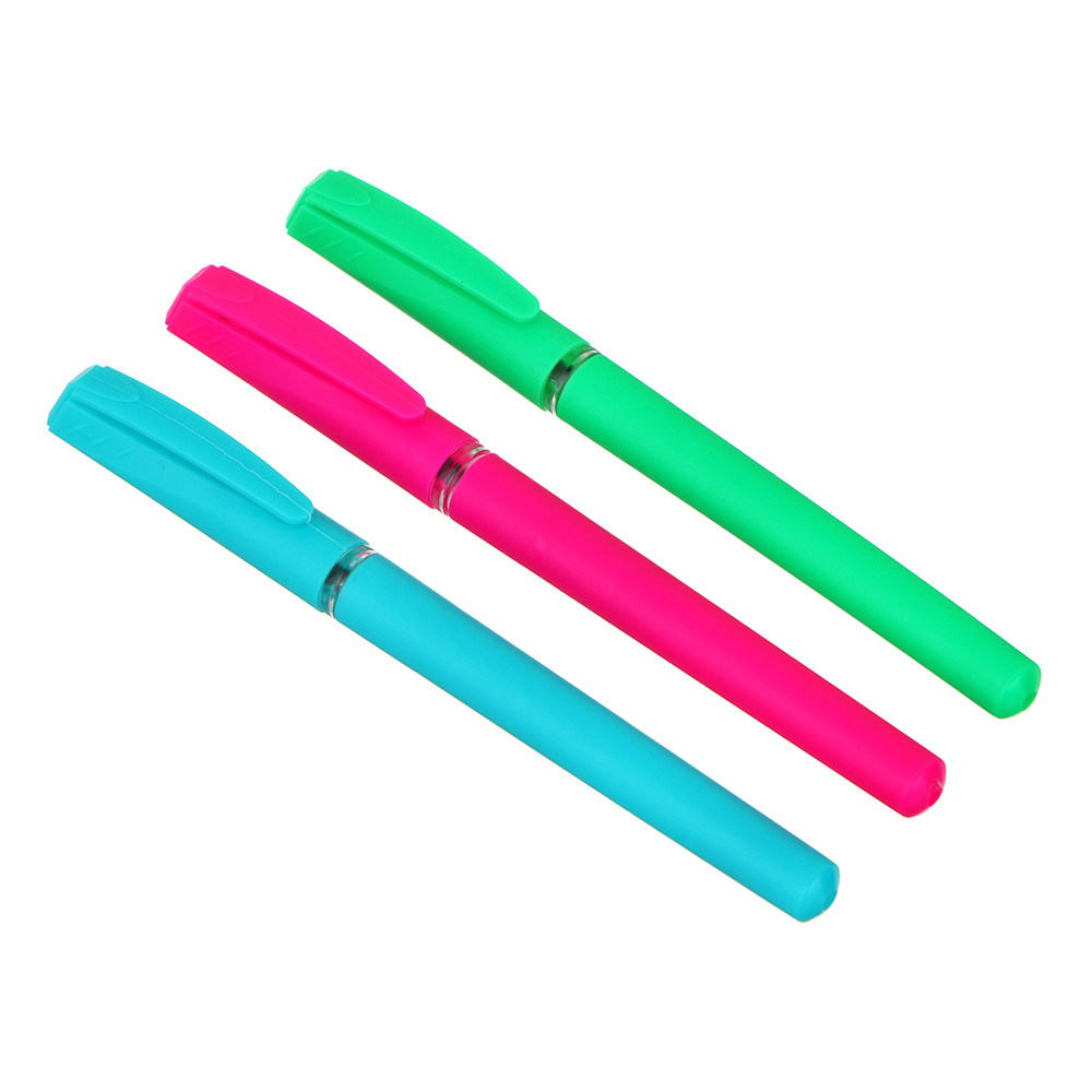 ручка гелевая черная clipstudio 0,5мм корпус софт-тач 3цв