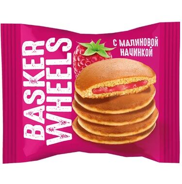 пирожные бисквитные pancake с малиновой нач. 36г