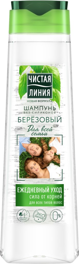 шампунь для волос чистая линия, 400мл в ассортименте
