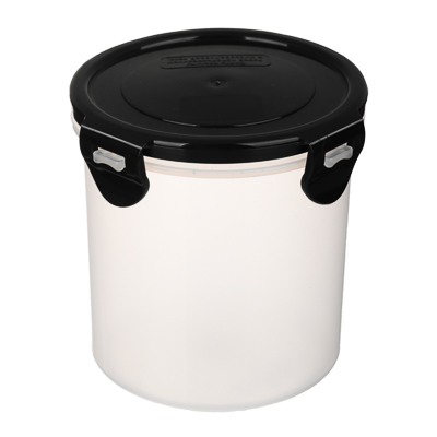 good&good контейнер герметичный для свч с защелками, круглый, 0,70л, пластик