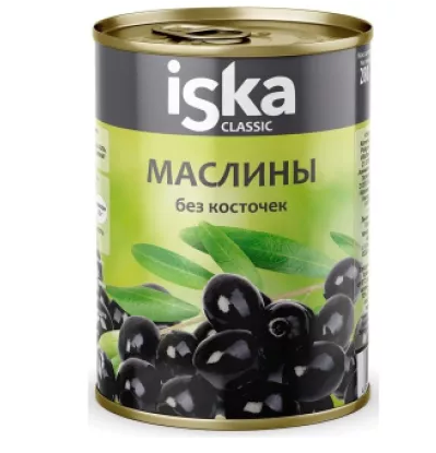 маслины иска черные 300мл