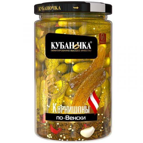 корнишоны "по-венски" кубаночка 680г. (8)
