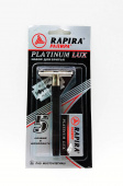 станок для бритья рапира классический platinum lux т-образный + 5шт лезвий