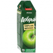 сок добрый яблоко - персик 1л