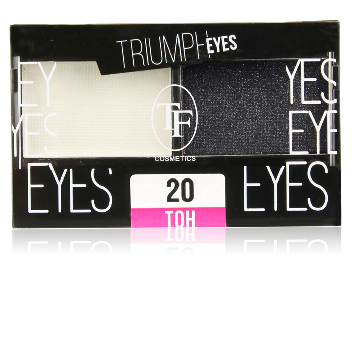 тени д/век tf 2-х цветные triumf eyes cte-33
