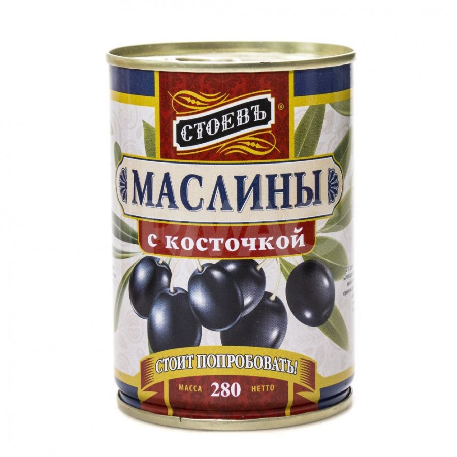 маслины с/к "стоевъ" ж/б 280 гр.