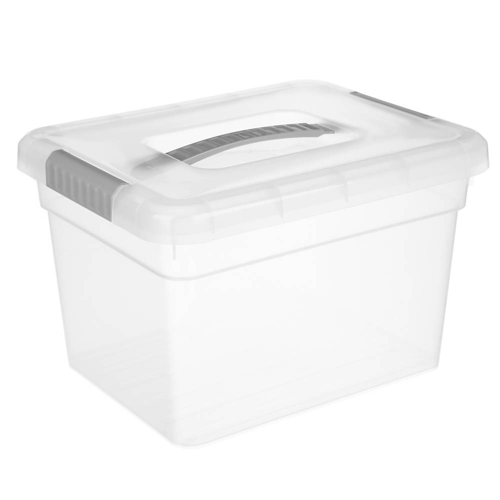 контейнер для хранения на защелках с ручкой 25х20х16см 5л