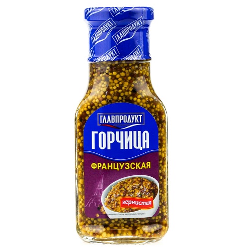 горчица главпродукт французская зернистая 175г