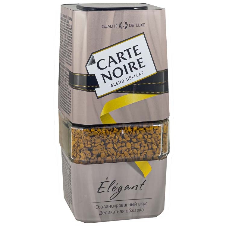 кофе растворимый натуральный сублимированный carte noire elegant 95г