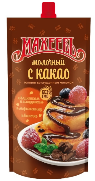 топпинг махеевъ молочный с какао 300г