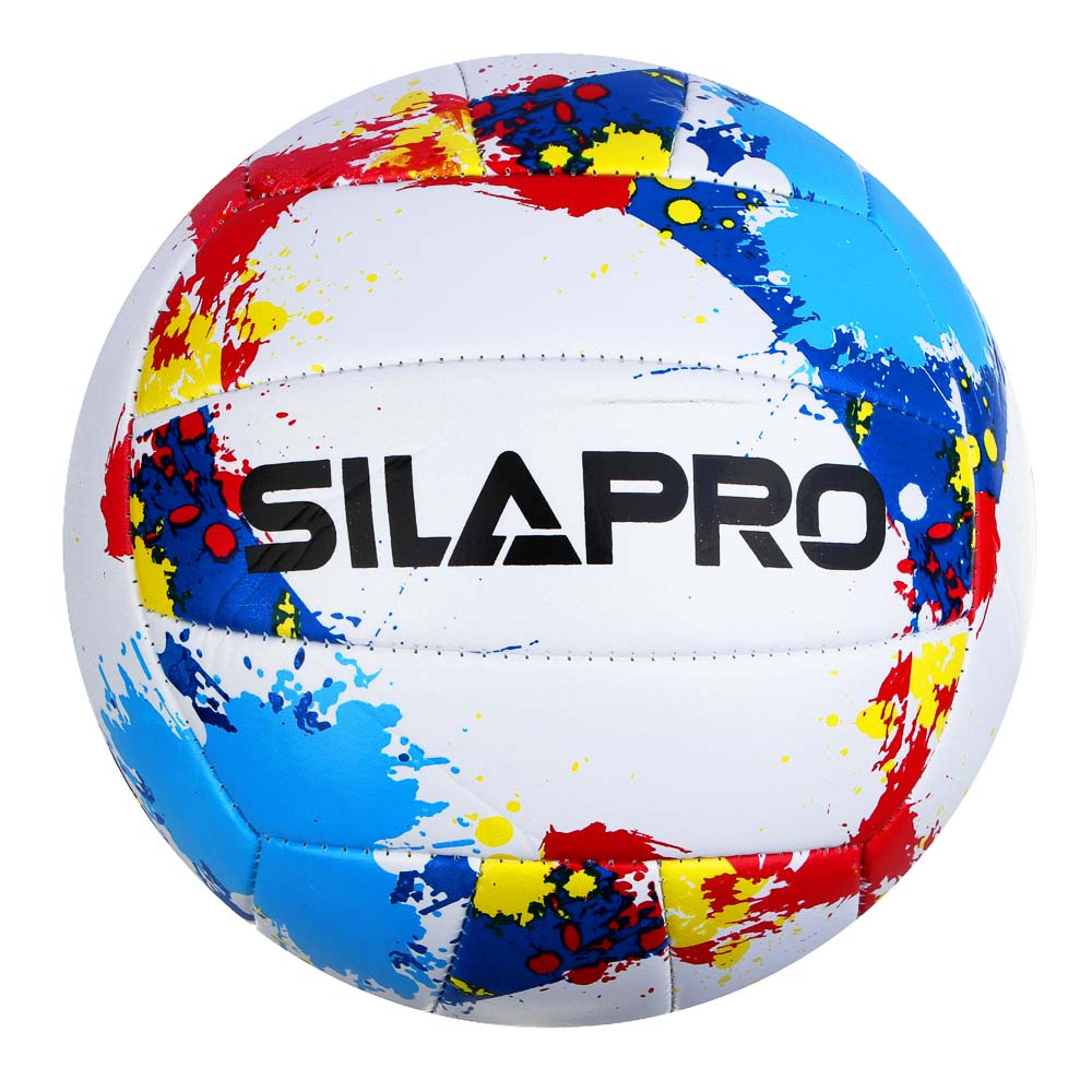 мяч волейбольный silapro 22см 5 р-р 2сл pvc2.7мм 260г