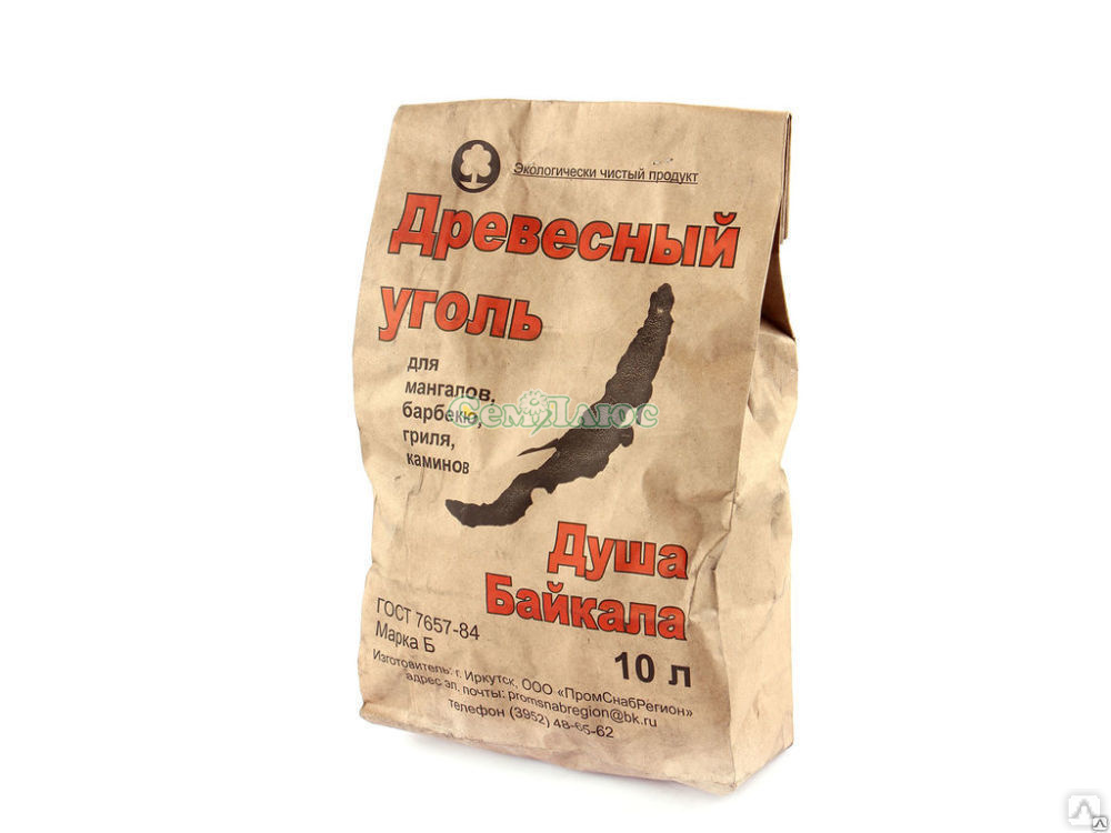 уголь древесный дух байкала 10л