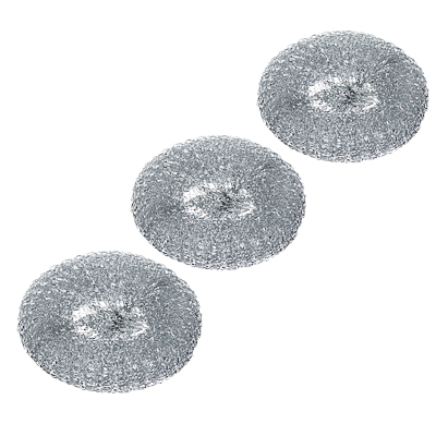 набор металлических губок для кухни vetta 3шт, 15гр