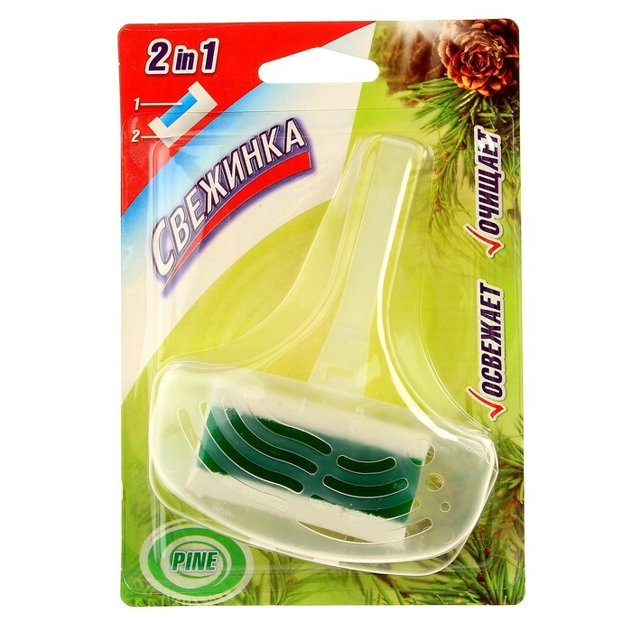 запасной блок д/унитаза свежинка с гелевой вставкой сосна 40г